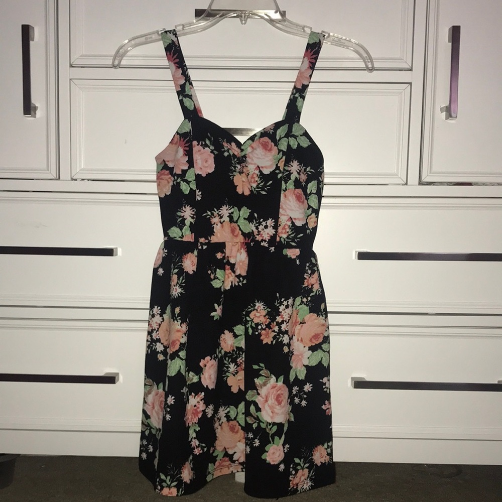 floral mini dress